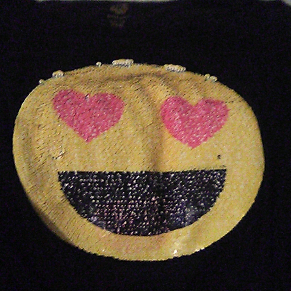 Shirt #emoji flip sequin one